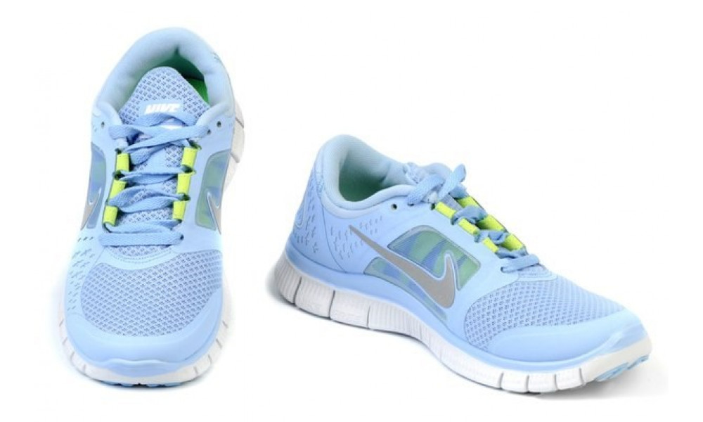 Nike free rn womens blue on sale